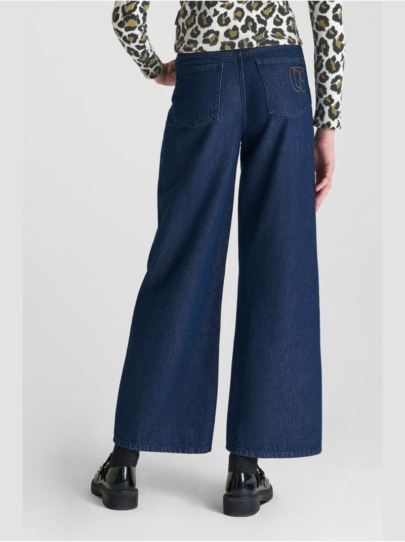 Pantalones acampanados de mezclilla ALEXGI Azul - Kiabi