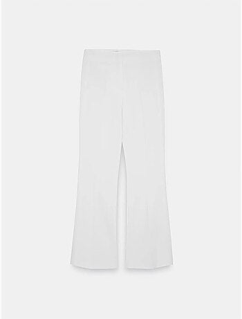Pantalones acampanados de tiro alto para mujer