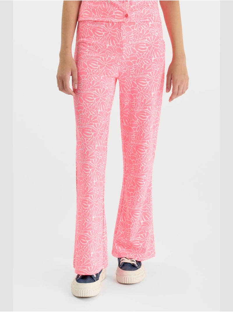 Pantalones acampanados FABIAGI Rosa - Kiabi