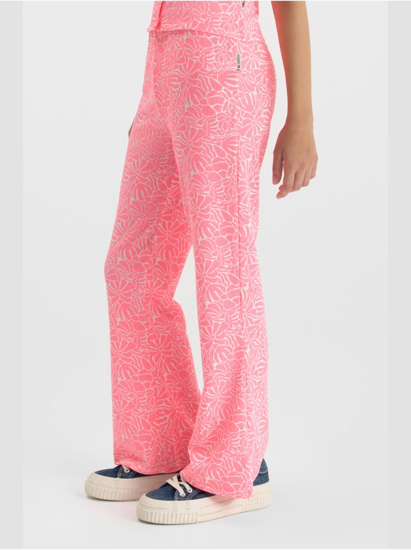 Pantalones acampanados FABIAGI Rosa - Kiabi