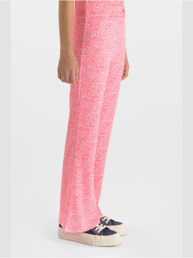 Pantalones acampanados FABIAGI Rosa - Kiabi
