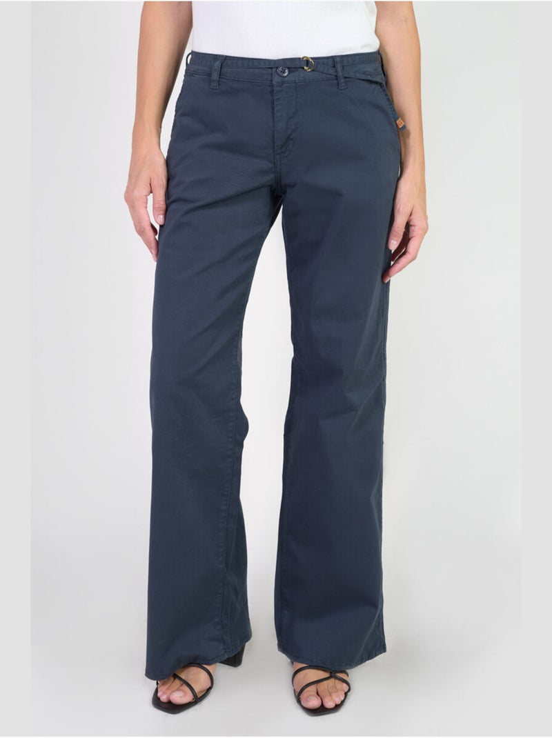 Pantalones acampanados TAHIS Azul - Kiabi