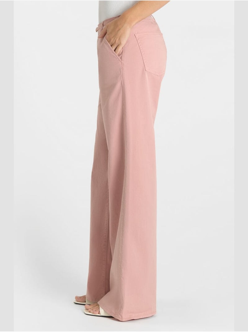 Pantalones acampanados TAHIS Rosa - Kiabi