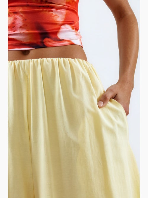 Pantalones anchos de pierna ancha busem - Kiabi Pantalones anchos de pierna ancha busem - Kiabi