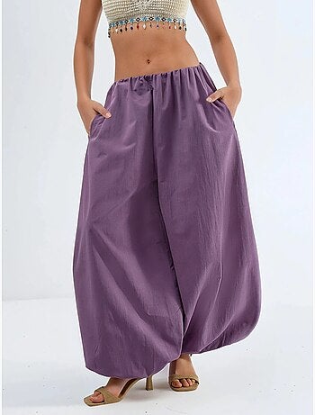 Pantalones anchos de pierna ancha busem