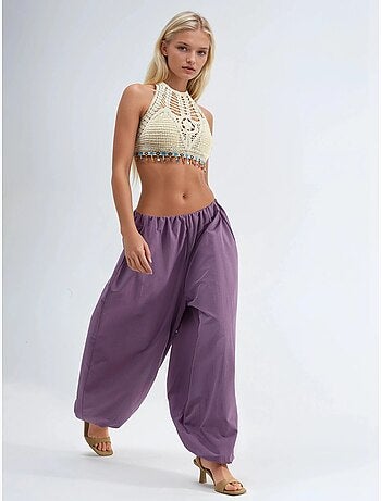 Pantalones anchos de pierna ancha busem