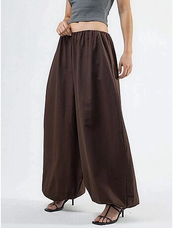 Pantalones anchos de pierna ancha busem