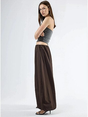 Pantalones anchos de pierna ancha busem