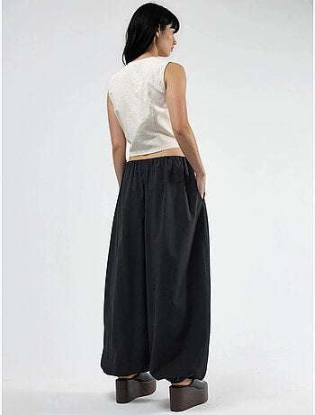 Pantalones anchos de pierna ancha busem