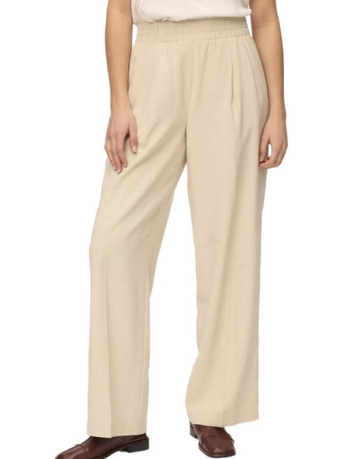 Pantalones Anchos Fluidos de Vero Moda para Mujer - Kiabi Pantalones Anchos Fluidos de Vero Moda para Mujer - Kiabi
