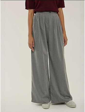 Pantalones anchos plisados hiccup