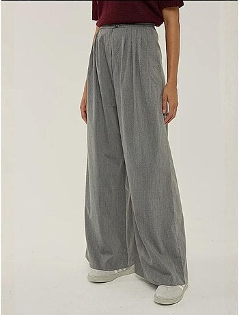 Pantalones anchos plisados hiccup
