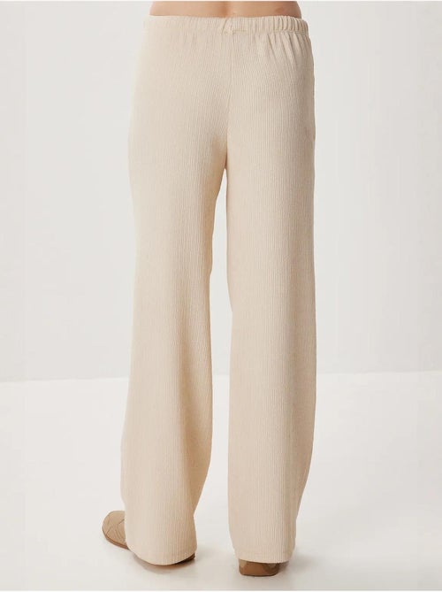 Pantalones anchos texturizados de cintura alta istanbul - Kiabi Pantalones anchos texturizados de cintura alta istanbul - Kiabi
