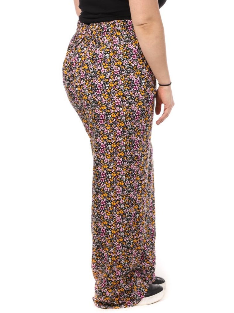 Pantalones anchos vero moda con para mujer Negro Multicolor - Kiabi