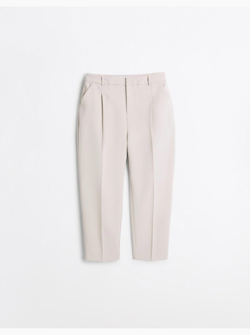 Pantalones arrugados, mo fashion Beige - Kiabi