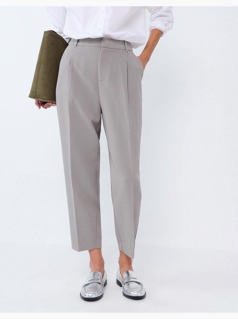 Pantalones arrugados, mo fashion Verde - Kiabi