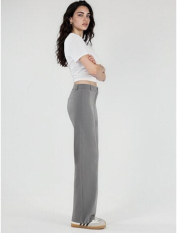 Pantalones bengalin de pierna recta de talle alto hiccup
