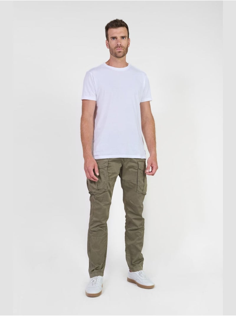 Pantalones cargo AARON Caqui - Kiabi