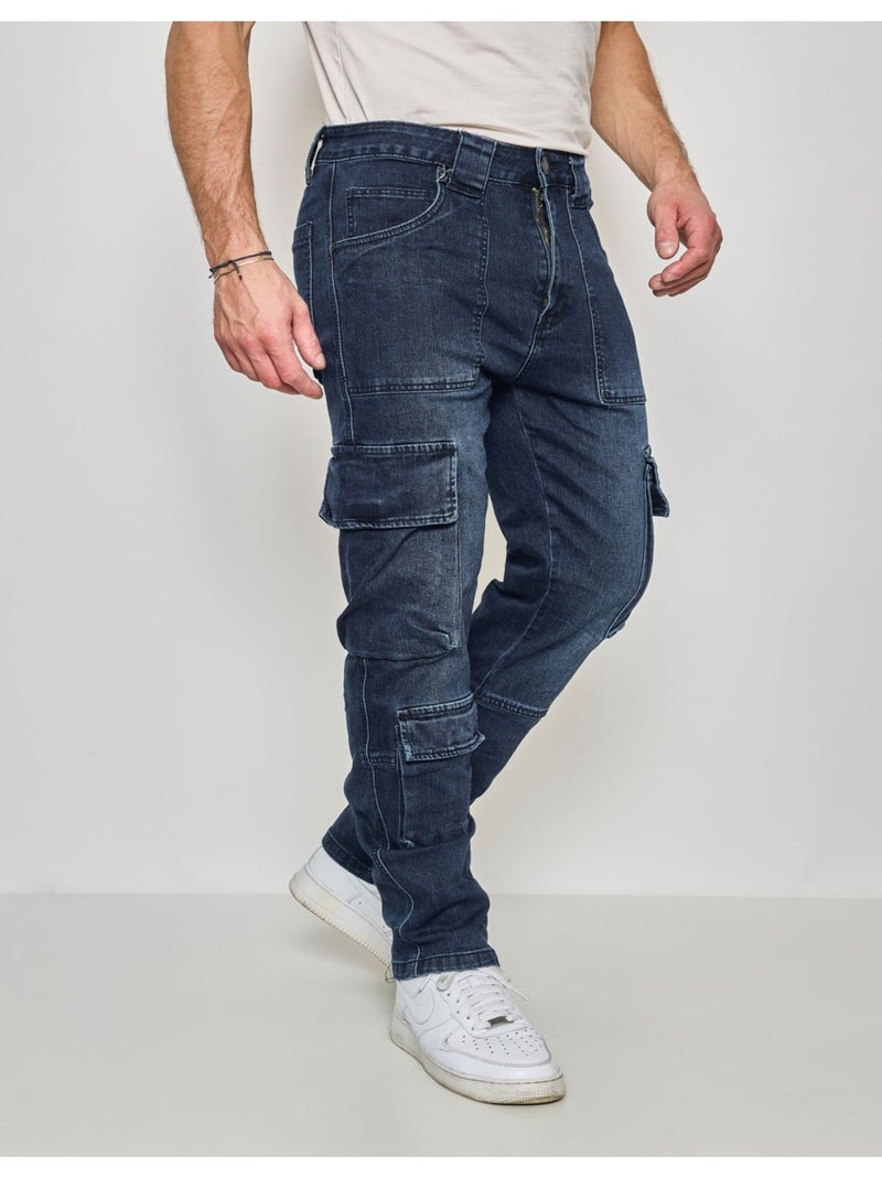 PANTALONES CARGO Kebello Azul - Kiabi