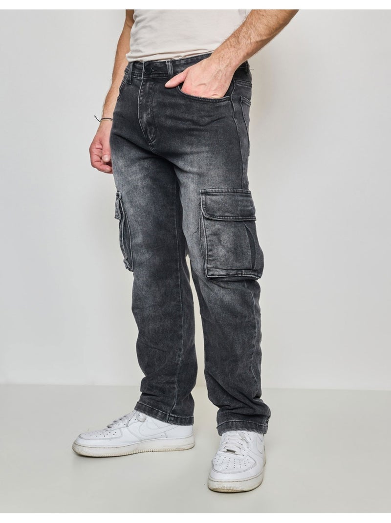 PANTALONES CARGO Kebello Gris - Kiabi