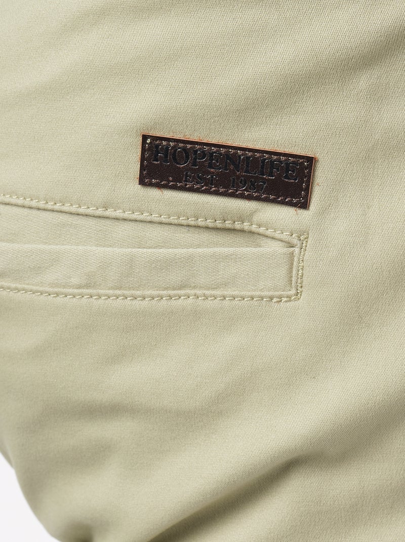 Pantalones cargo multibolsillos Caqui - Kiabi