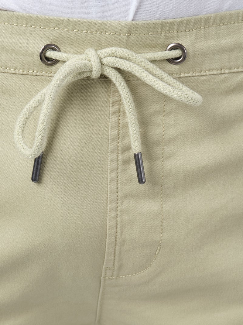 Pantalones cargo multibolsillos Caqui - Kiabi