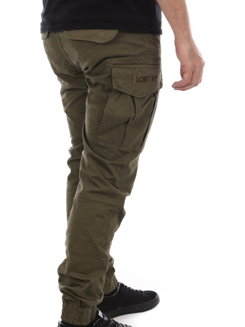 Pantalones Cargo Schott para Hombre Verde caqui claro - Kiabi