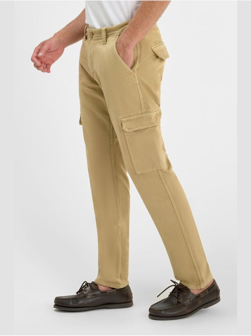 Pantalones cargo SELIAN Beige - Kiabi