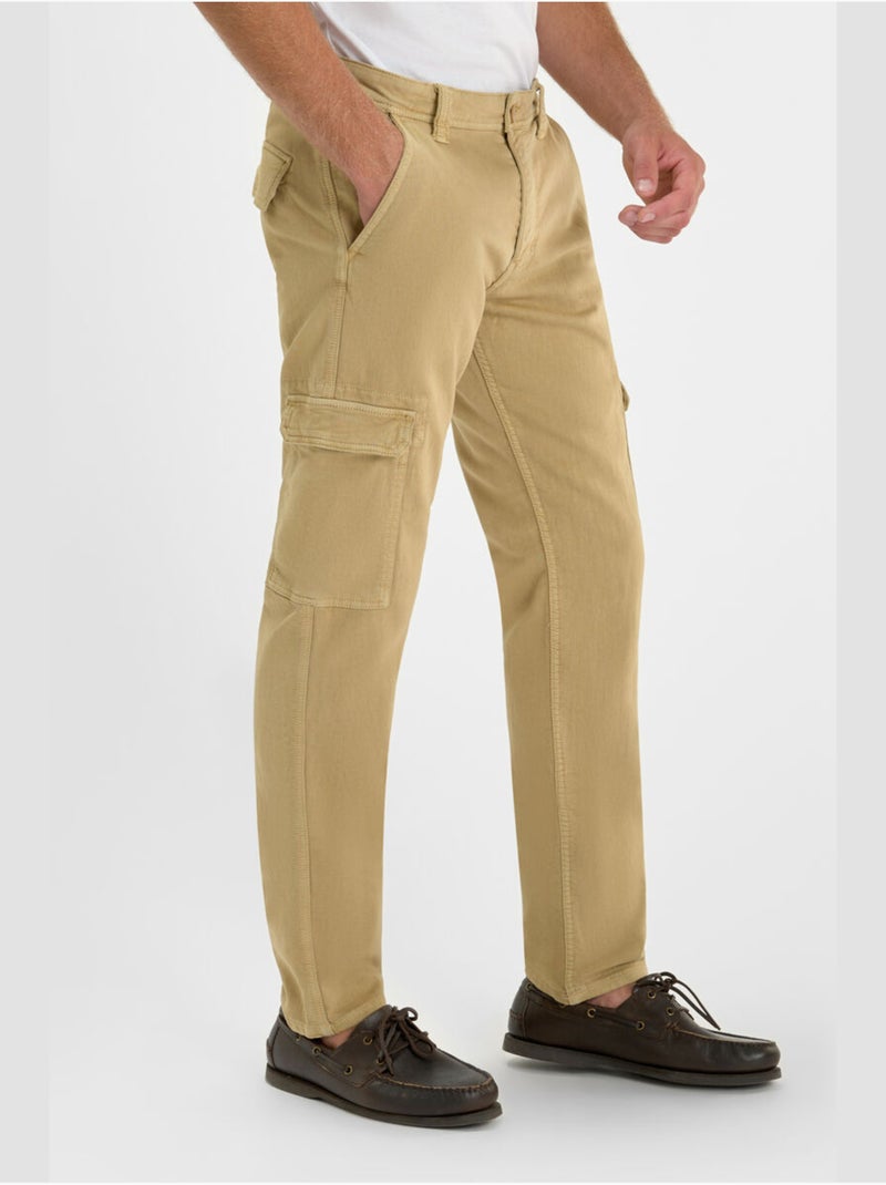 Pantalones cargo SELIAN Beige - Kiabi