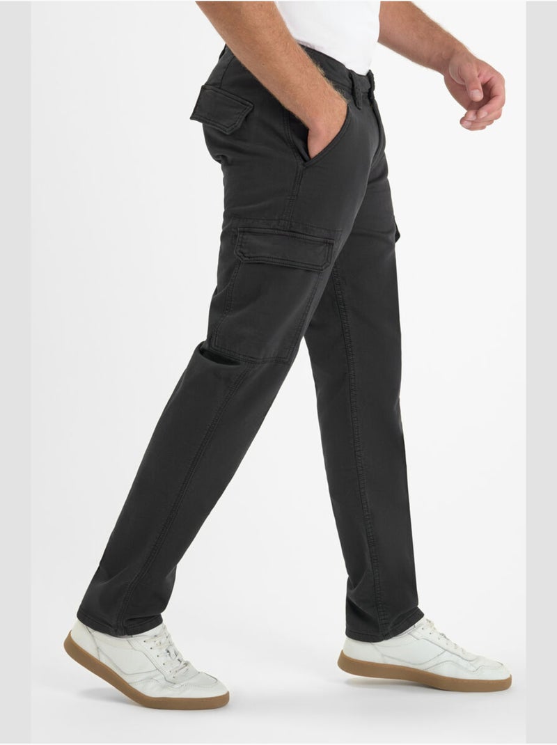 Pantalones cargo SELIAN Negro - Kiabi