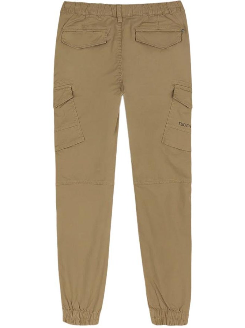 Pantalones cargo teddy smith para hombre Marrón capuchino - Kiabi