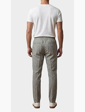 Pantalones casuales elegantes con cordón ajustable