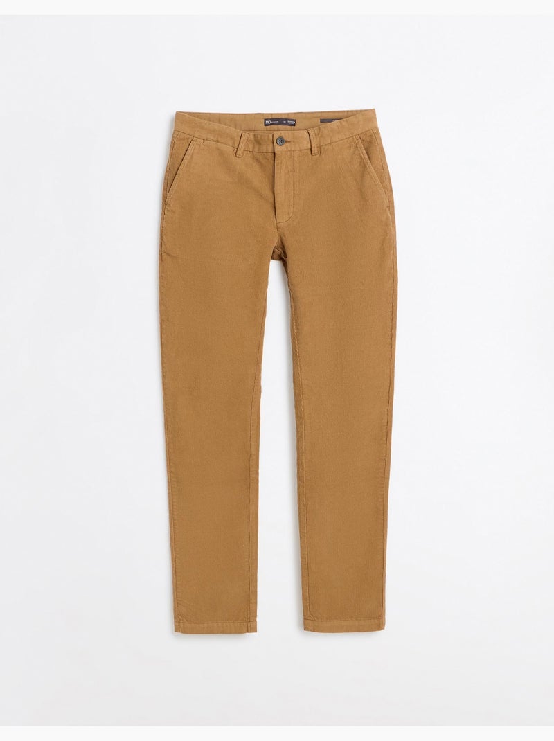Pantalones chino ajustados, mo fashion Marrón - Kiabi