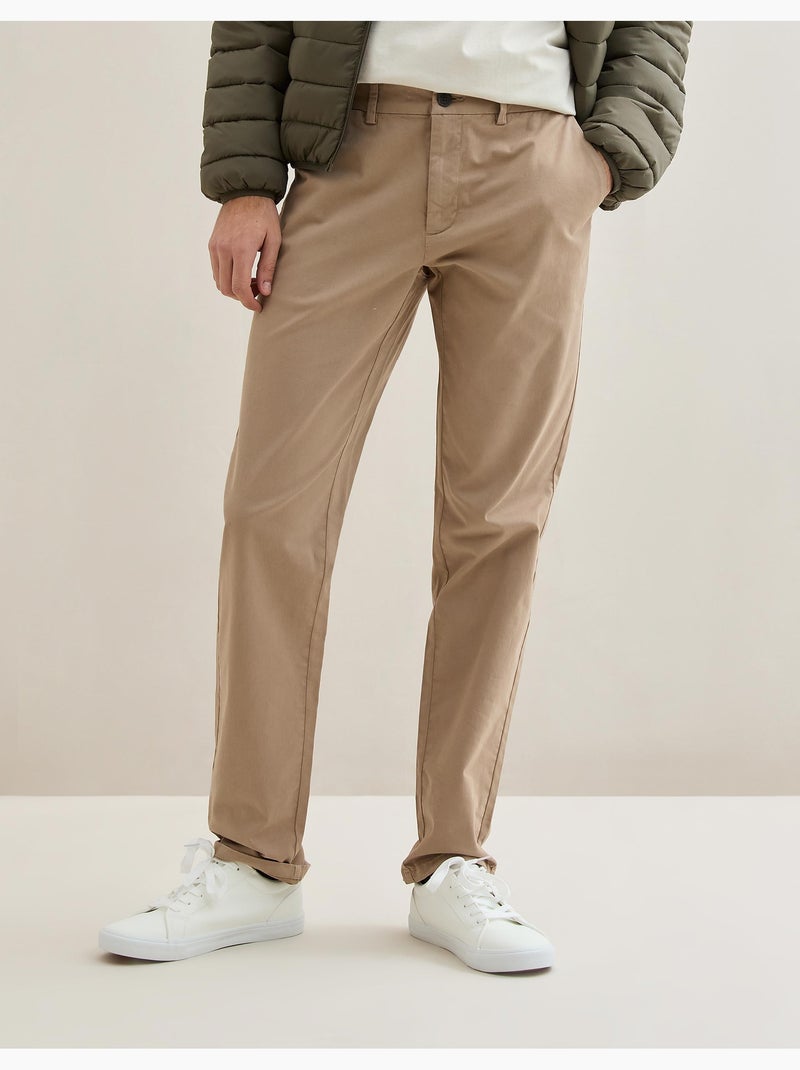 Pantalones chino slim, MO Fashion Beige - Kiabi