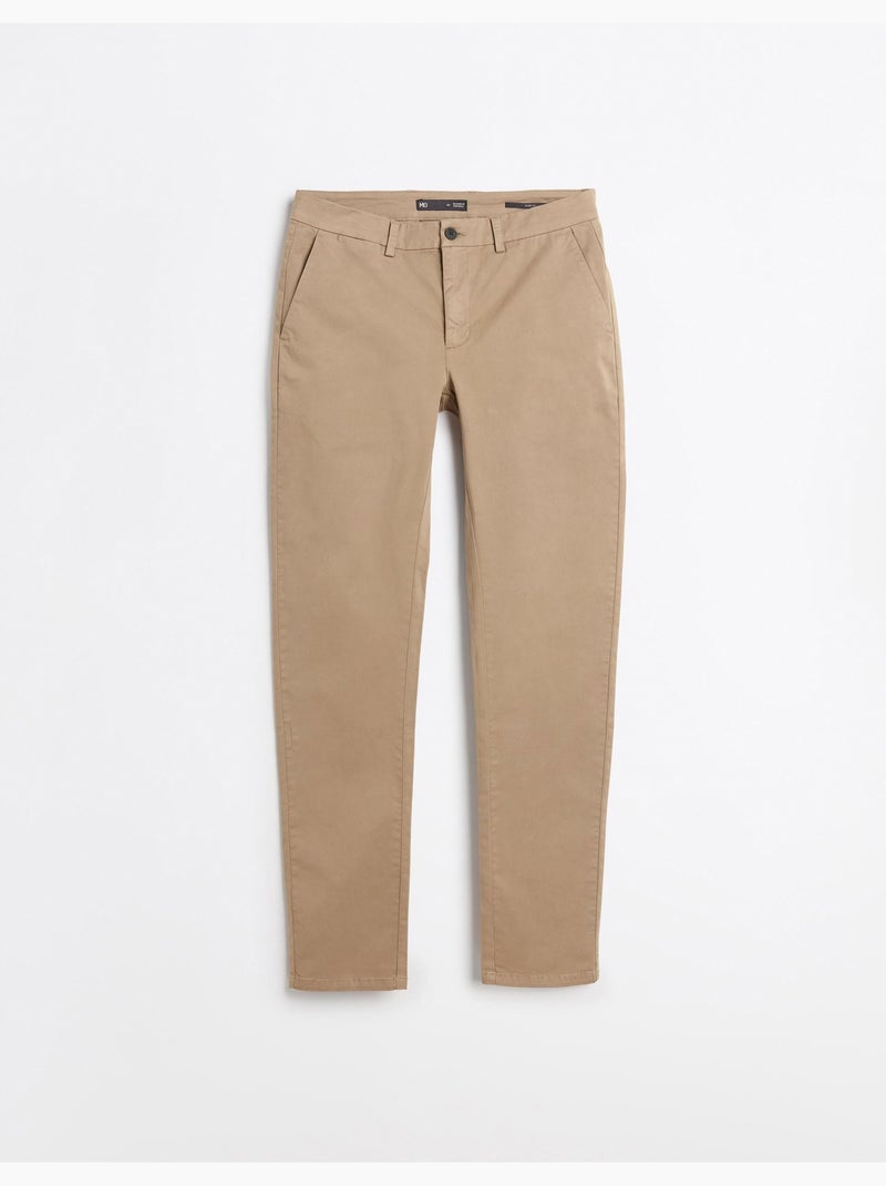 Pantalones chino slim, MO Fashion Beige - Kiabi