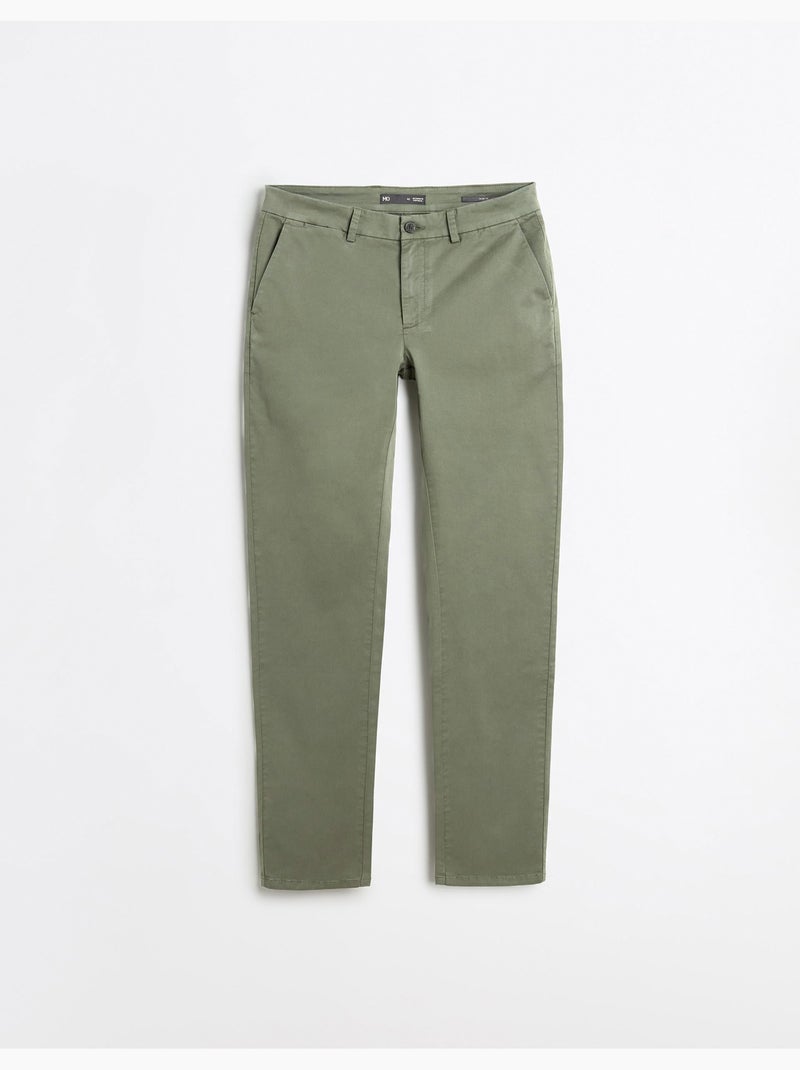 Pantalones chino slim, MO Fashion Verde - Kiabi