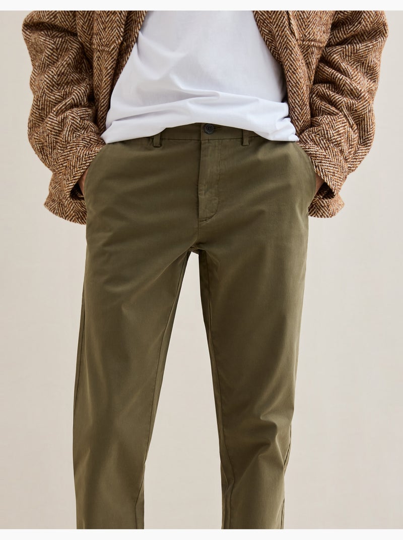 Pantalones chino slim, MO Fashion Verde - Kiabi