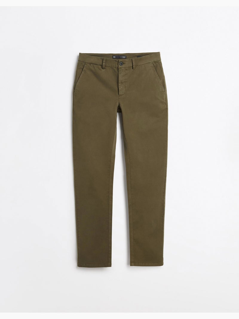 Pantalones chino slim, MO Fashion Verde - Kiabi