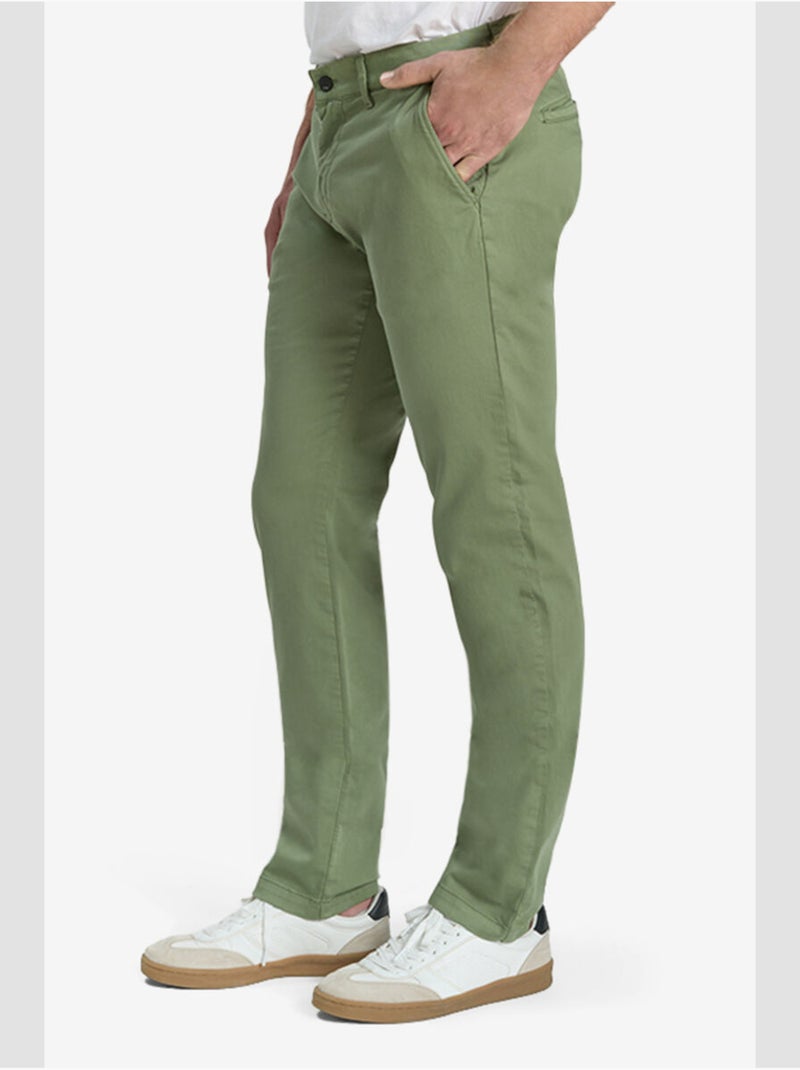 Pantalones chinos CESAR Caqui - Kiabi