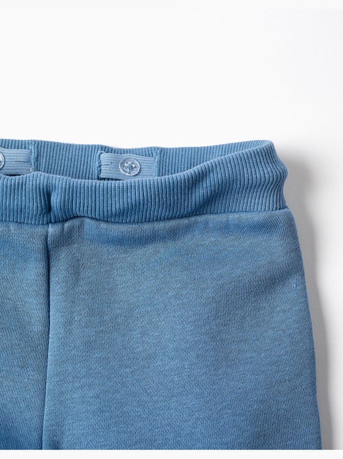 Pantalones cómodos cepillados, azul - Kiabi