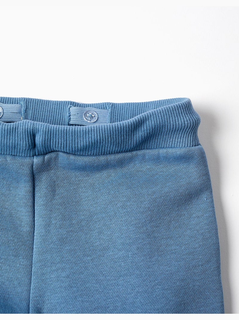 Pantalones cómodos cepillados, azul Azul Azul - Kiabi
