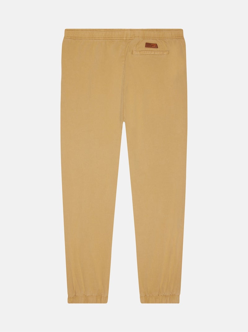 Pantalones con cintura elástica - Redskins Marrón - Kiabi