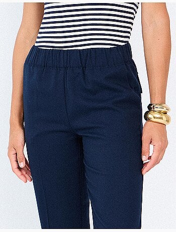 Pantalones con cintura elástica, mo fashion