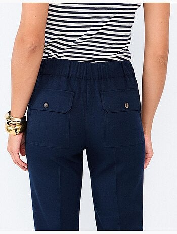 Pantalones con cintura elástica, mo fashion