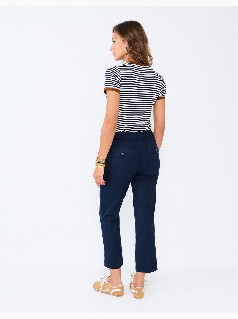 Pantalones con cintura elástica, mo fashion Azul - Kiabi