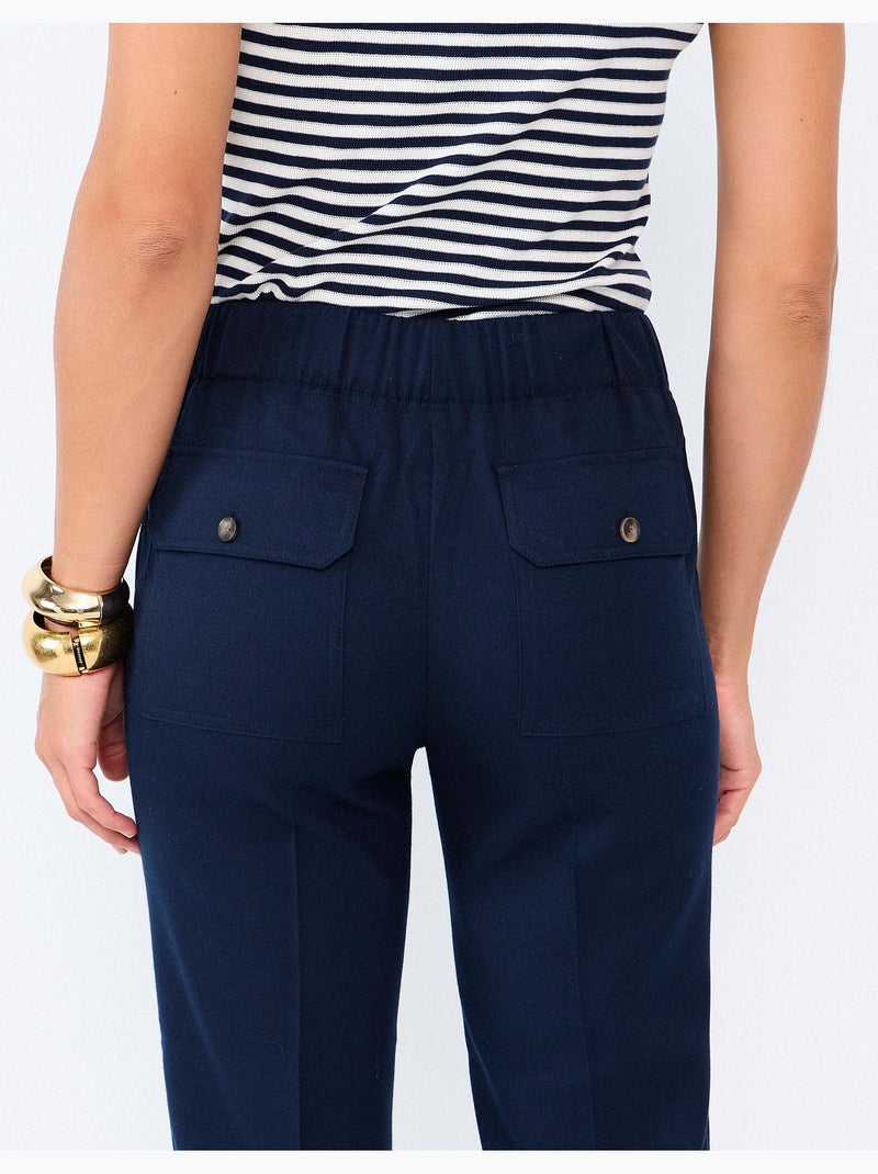 Pantalones con cintura elástica, mo fashion Azul - Kiabi