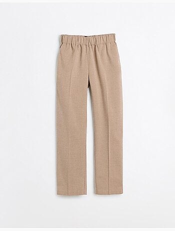 Pantalones con cintura elástica, mo fashion