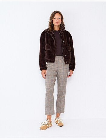 Pantalones con cintura elástica, mo fashion