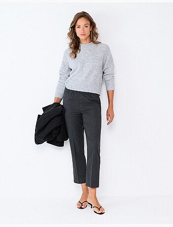 Pantalones con cintura elástica, mo fashion