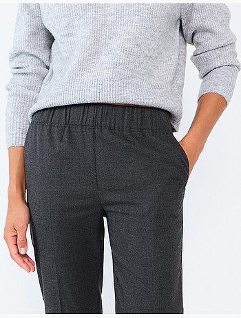 Pantalones con cintura elástica, mo fashion